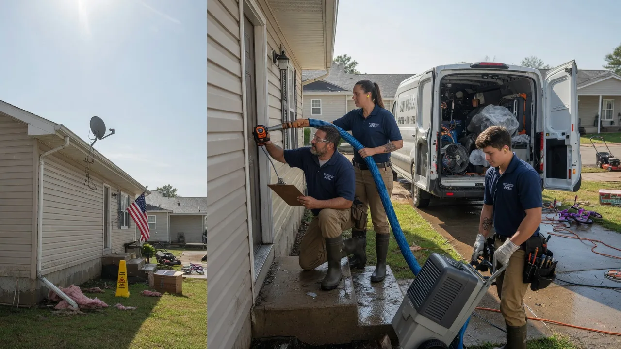 Ceiling Water Damage Restoration in Slaughters, KY near me